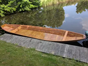 Bau eines Spreewaldkahns